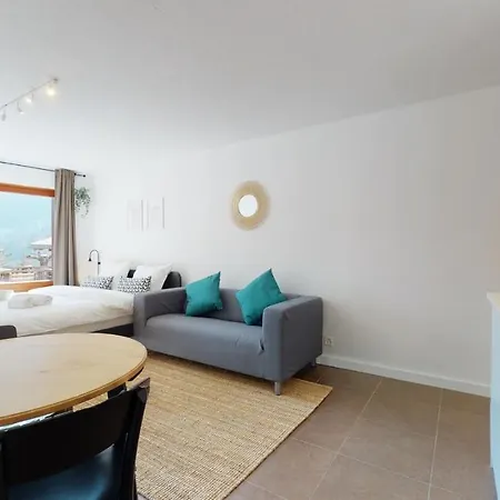 Modern Studio With A Large Sunny Terrace In Ovronnaz * Leytron